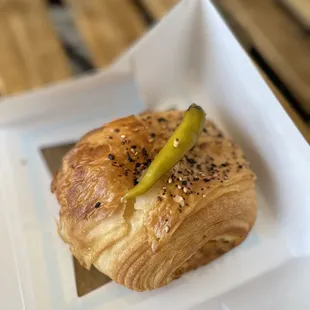 Jalapeño cream cheese croissant ($6.50)