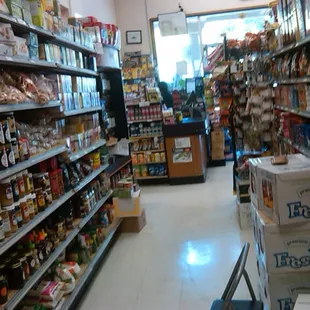 a view of a grocery store