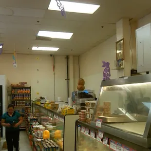 a woman in a grocery store