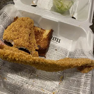 Fried catfish