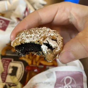 Fried Oreo that come with the combo