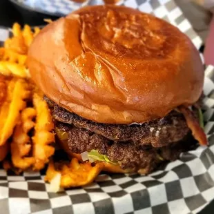 Double cheeseburger