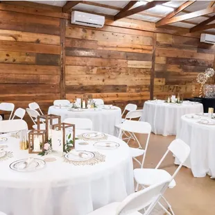 Inside the interior of the venue.