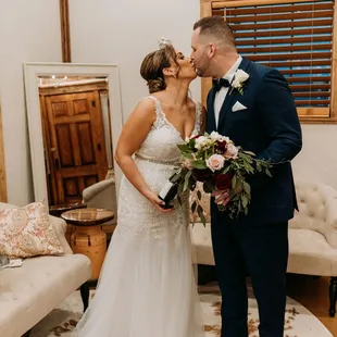 Just a sneak peak into our bridal suite!