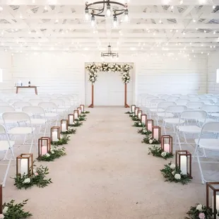 Our new rustic chapel barn.