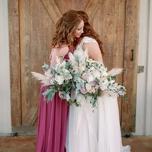 The love and the gorgeous flowers!