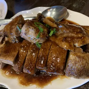 Plum Wine Marinated Duck