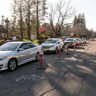February Client Appreciation... Hot and Fresh Heart Shaped Pizza's from MeNEd's delivered directly to the car!!