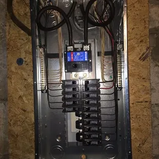 Another panel ready for city inspections.