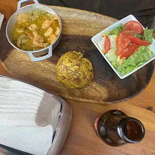 Shrimp mofongo