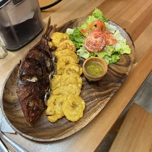 a plate of food