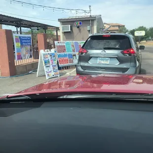 Menu on the left/drivers side!