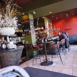 the interior of a restaurant