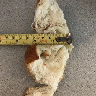 It was two inches of nothing on the foot long