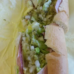 Double 12 inch bomber supreme.