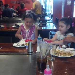 Typical dinner at the grill