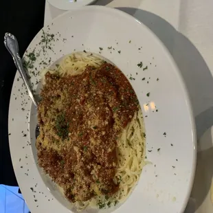 Pasta bolognese