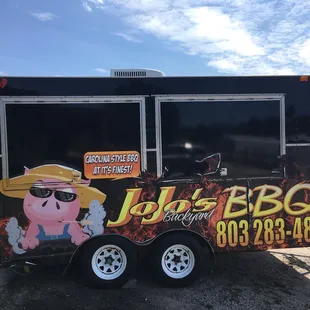a bbq trailer