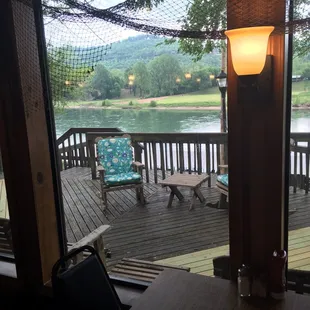 View from my lunch table.