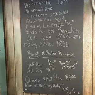 1961 Chalk Board