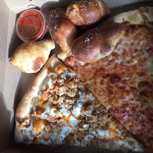 Buffalo, cheese and knots!