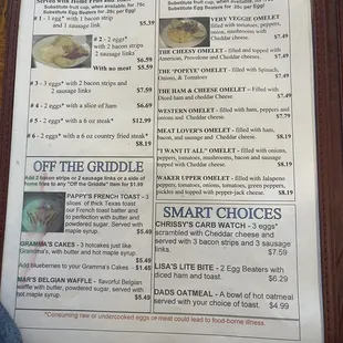 Breakfast Menu