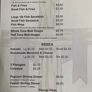 Lenten Specials every Friday during Lent.