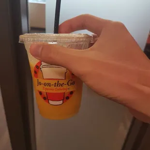 Mango banana smoothie