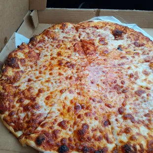 Blue collar pizza ordered online this is how it comes.
