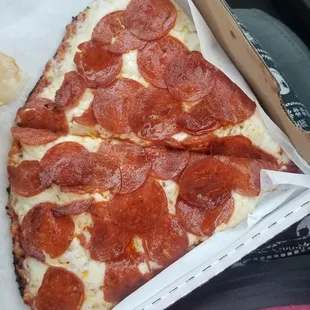 2 Slices and a drink. 7.95. Well worth it.