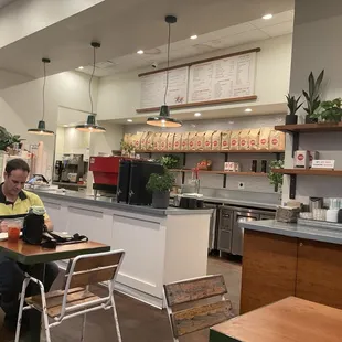 a man sitting at a table
