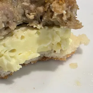 Is that real egg? Don't think so.