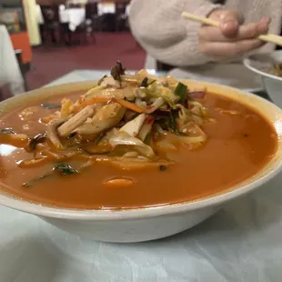 Spicy Seafood Noodle Soup