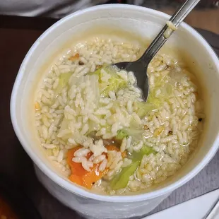 Sizzling Rice Soup