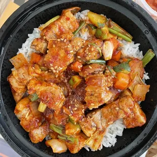 Spicy pork