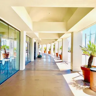 Outside front