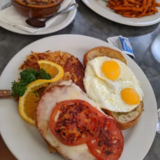 Open-Faced Breakfast Sandwich