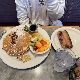 3 Chocolate Chip Buttermilk Pancakes