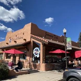 Outside patio. Adorable!