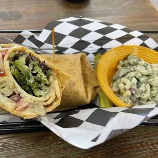 Veggie wrap....super filling!