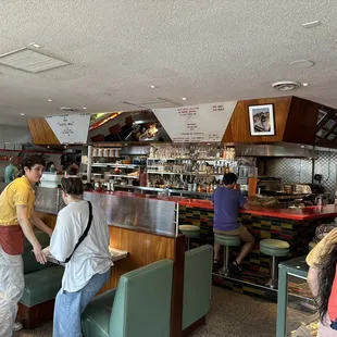 Inside the restaurant