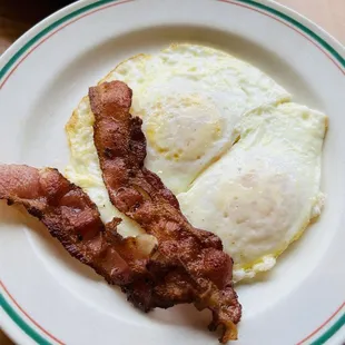 1/26/25 My bacon n eggs, perfect