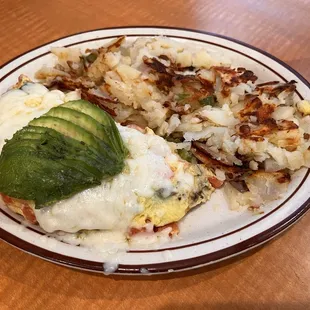 Joanne omelet  and country fries