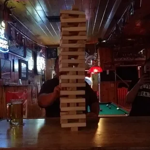 Jenga anyone? Game nights every Tuesday evening at Joannies!!! We have Jenga tournaments once a month!!! Ask your bartender how to sign up!