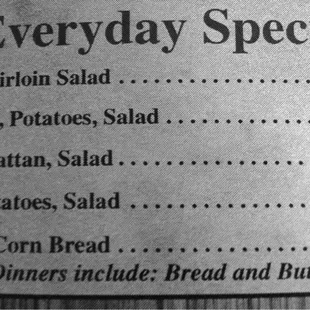 Everyday specials