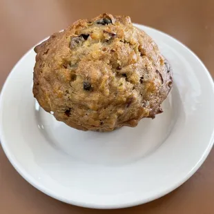 Apple walnut muffin