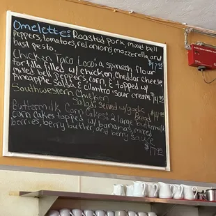 Specials menu. Def try the corncakes.