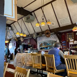 Impromptu lunch in Espanola.