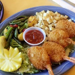 Fried shrimp special