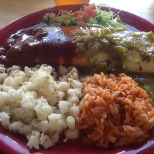 Bean burrito plate - Christmas $7.99